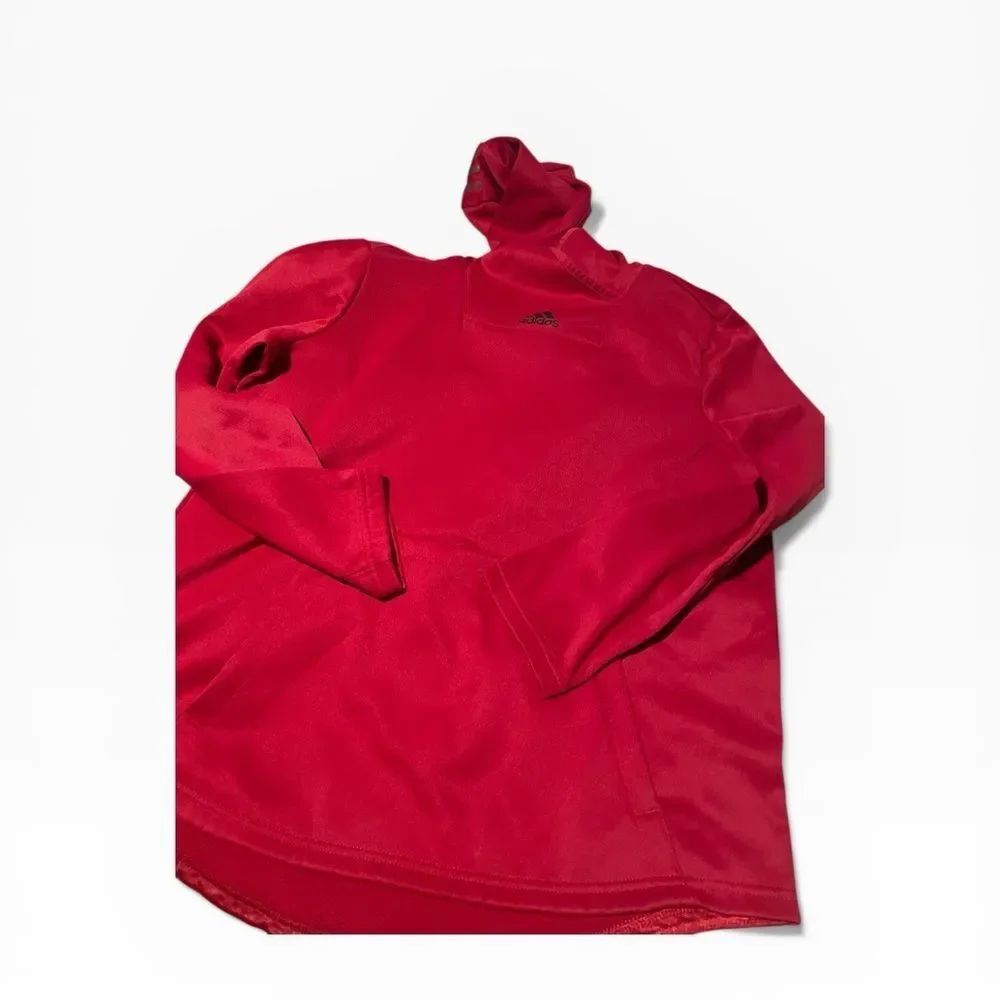 adidas Bright Red Athletic Hoodie